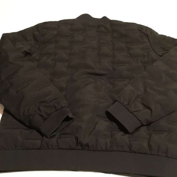 Gerry Mens Black Long Sleeve Zipped Pocket Full-Zip Puffer Jacket Size Large - Picture 9 of 11